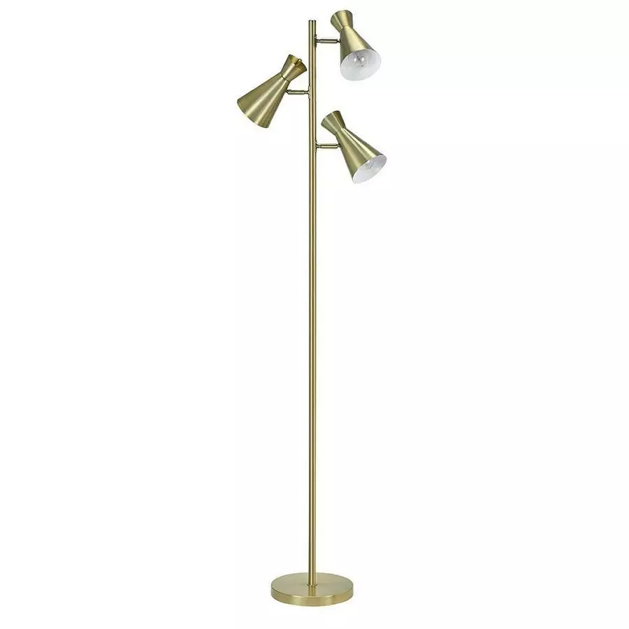 ALLEN + ROTH Catalina 68 -in 3 Headed Cone Track Tree Floor Lamp 2 ALLEN + ROTH Catalina 68 -in 3 Headed Cone Track Tree Floor Lamp - Image 2