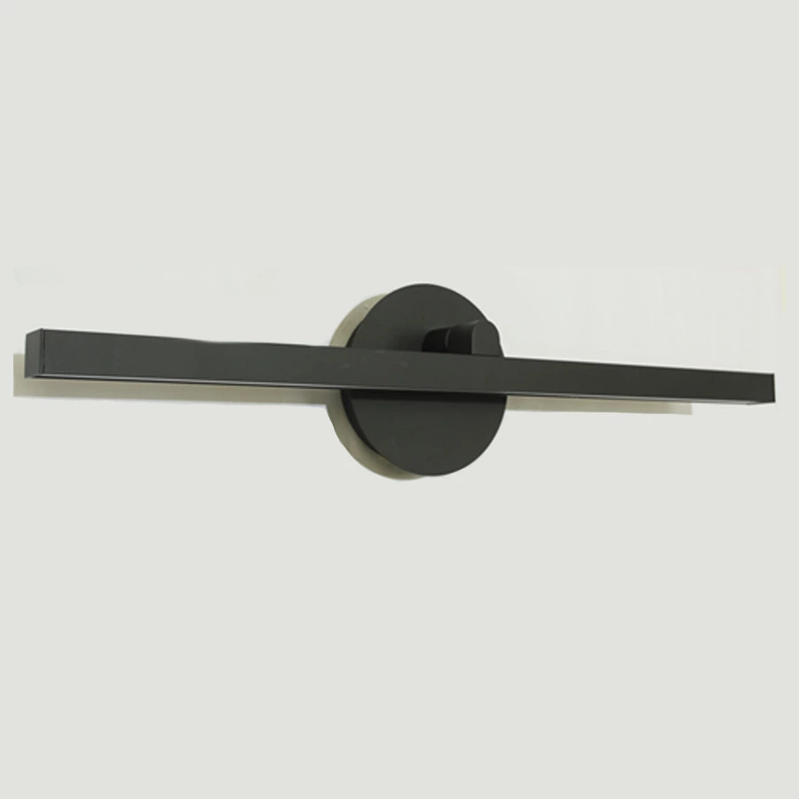 Allen + Roth 24-in LED Modern Matte Black Vanity Light Fixture 1 Allen + Roth 24-in LED Modern Matte Black Vanity Light Fixture