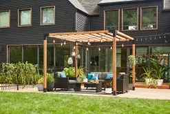 Allen + Roth 11.4In Roman Ribbed Planter Matte Finish Lava Smoke 10 Allen + Roth 11.4In Roman Ribbed Planter Matte Finish Lava Smoke -Allen + Roth Shop 1062830 AlternateImage3