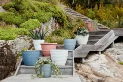 Allen + Roth 11.4In Roman Ribbed Planter Matte Finish Lava Smoke 12 Allen + Roth 11.4In Roman Ribbed Planter Matte Finish Lava Smoke -Allen + Roth Shop 1062830 AlternateImage4