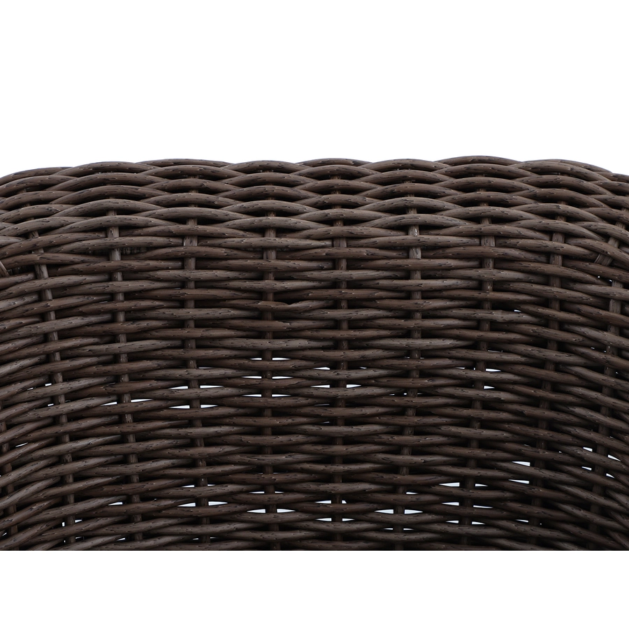 Allen + Roth Costa Set Of 2 Wicker Swivel Dining Chairs With Grey Cushions 5 Allen + Roth Costa Set Of 2 Wicker Swivel Dining Chairs With Grey Cushions - Image 5