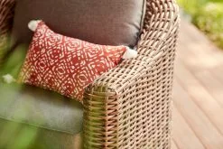 Allen + Roth Costa Set Of 2 Wicker Swivel Dining Chairs With Grey Cushions 11 Allen + Roth Costa Set Of 2 Wicker Swivel Dining Chairs With Grey Cushions -Allen + Roth Shop 1063050 AlternateImage2