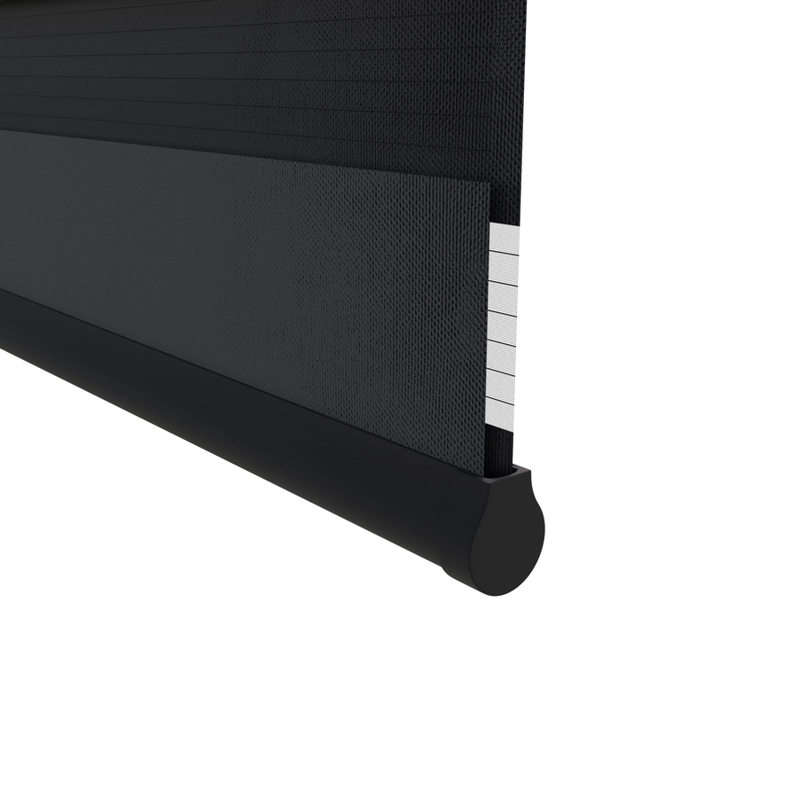 Allen + Roth Cordless Day-Night Zebra Roller Shade 27-in X 72-in Black 1 Allen + Roth Cordless Day-Night Zebra Roller Shade 27-in X 72-in Black