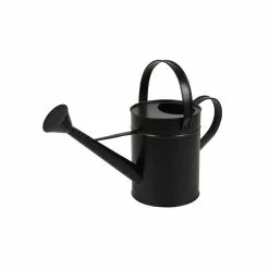 Allen + Roth 1.3 Gallon Black Iron Classic Watering Cann -Allen + Roth Shop 1097303 60017047