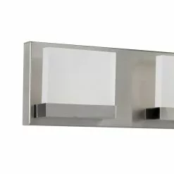 Allen + Roth Cora 4-Light Brushed Nickel Modern And Contemporary LED Vanity Light 9 Allen + Roth Cora 4-Light Brushed Nickel Modern And Contemporary LED Vanity Light -Allen + Roth Shop 1362611 15447589