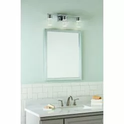 Allen + Roth Dunwynn 3-Light Chrome Modern And Contemporary LED Vanity Light 14 Allen + Roth Dunwynn 3-Light Chrome Modern And Contemporary LED Vanity Light -Allen + Roth Shop 1362624 49834631