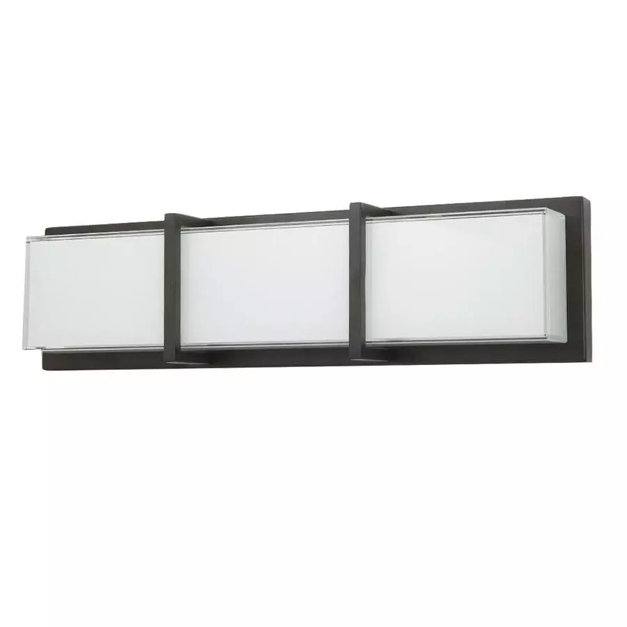 Allen + Roth 20-in Brighton Bronze LED Vanity Light 9 Allen + Roth 20-in Brighton Bronze LED Vanity Light - Image 9