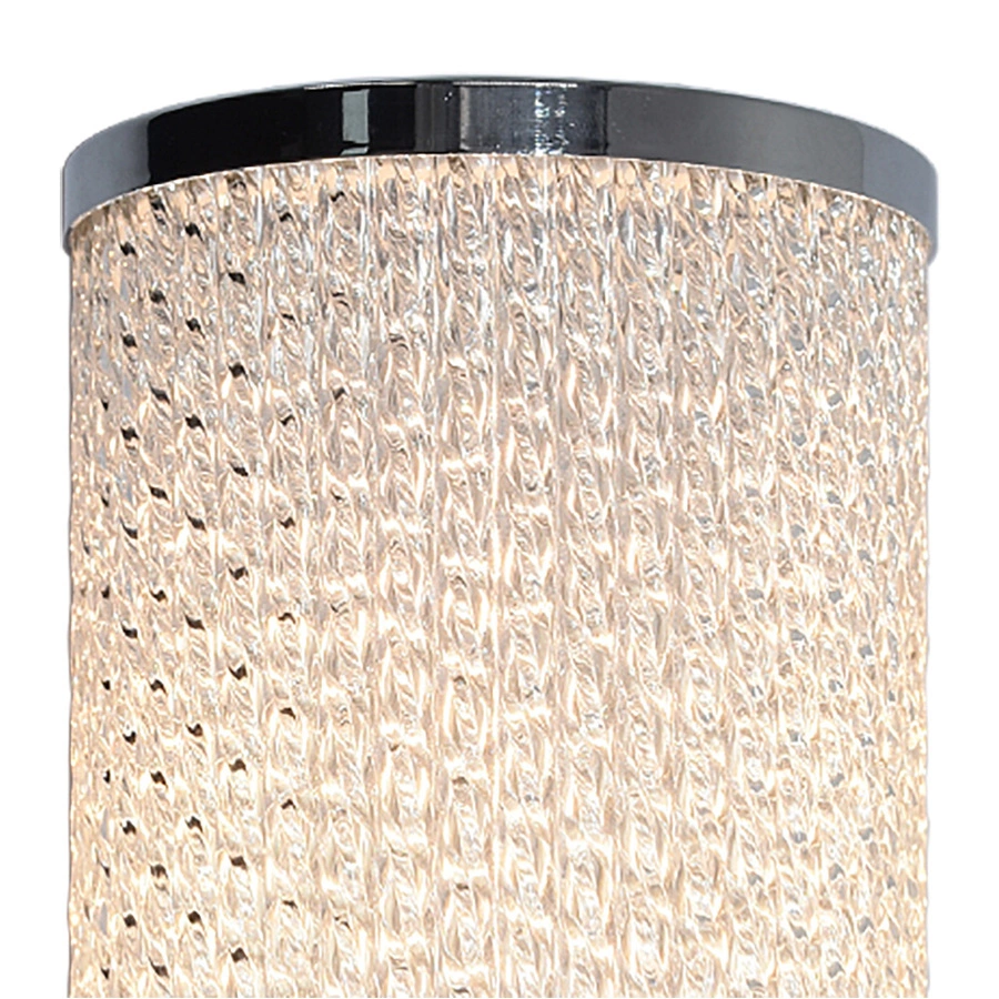 Allen + Roth Charlotte 1-Light Chrome Modern And Contemporary LED Vanity Light 2 Allen + Roth Charlotte 1-Light Chrome Modern And Contemporary LED Vanity Light - Image 2