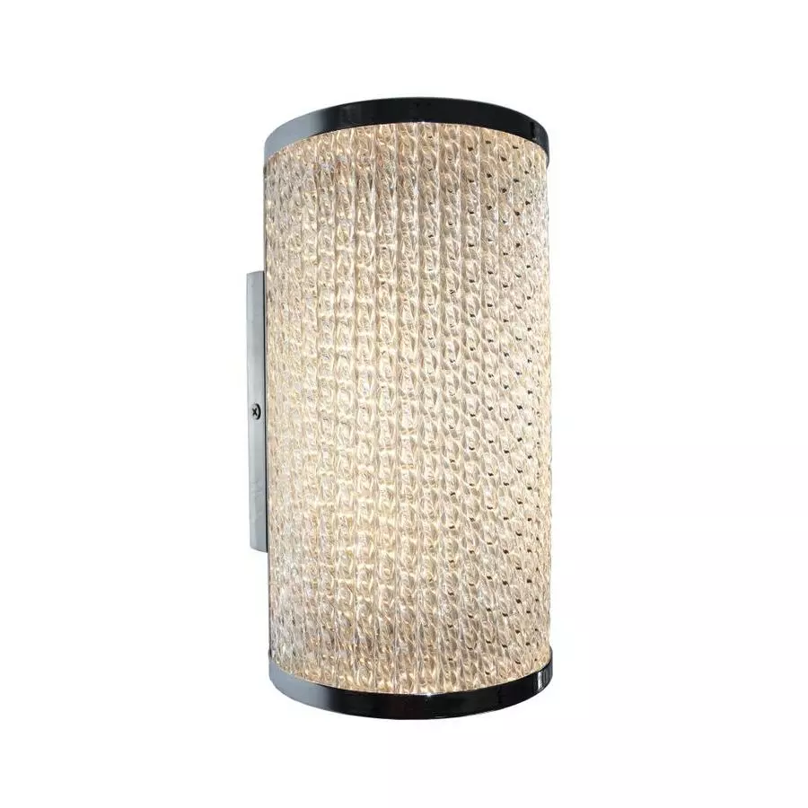 Allen + Roth Charlotte 1-Light Chrome Modern And Contemporary LED Vanity Light 8 Allen + Roth Charlotte 1-Light Chrome Modern And Contemporary LED Vanity Light - Image 8