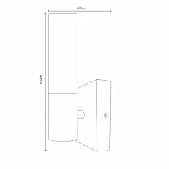 Allen + Roth Dunwynn 1-Light Chrome Modern And Contemporary LED Wall Sconce 11 Allen + Roth Dunwynn 1-Light Chrome Modern And Contemporary LED Wall Sconce -Allen + Roth Shop 1601737 15447456