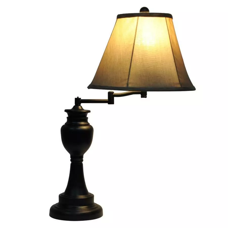Allen + Roth Double Gate Swing-Arm Table Lamp 3 Allen + Roth Double Gate Swing-Arm Table Lamp - Image 3