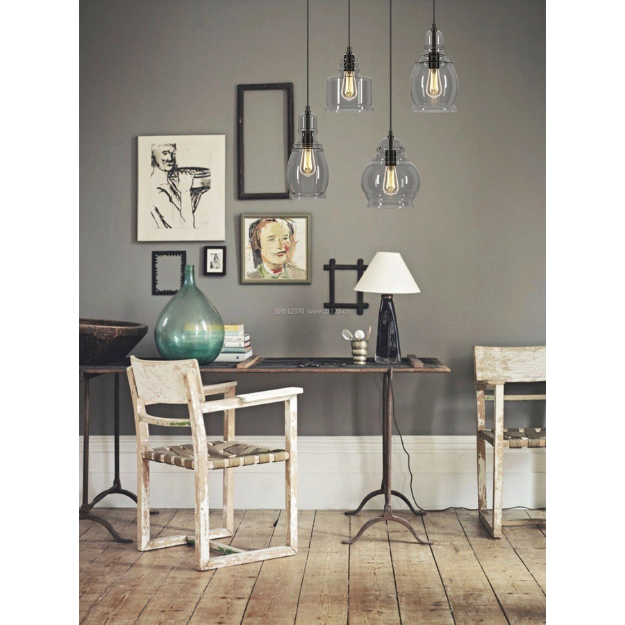 Allen + Roth 4 Light Pendant 2 Allen + Roth 4 Light Pendant - Image 2