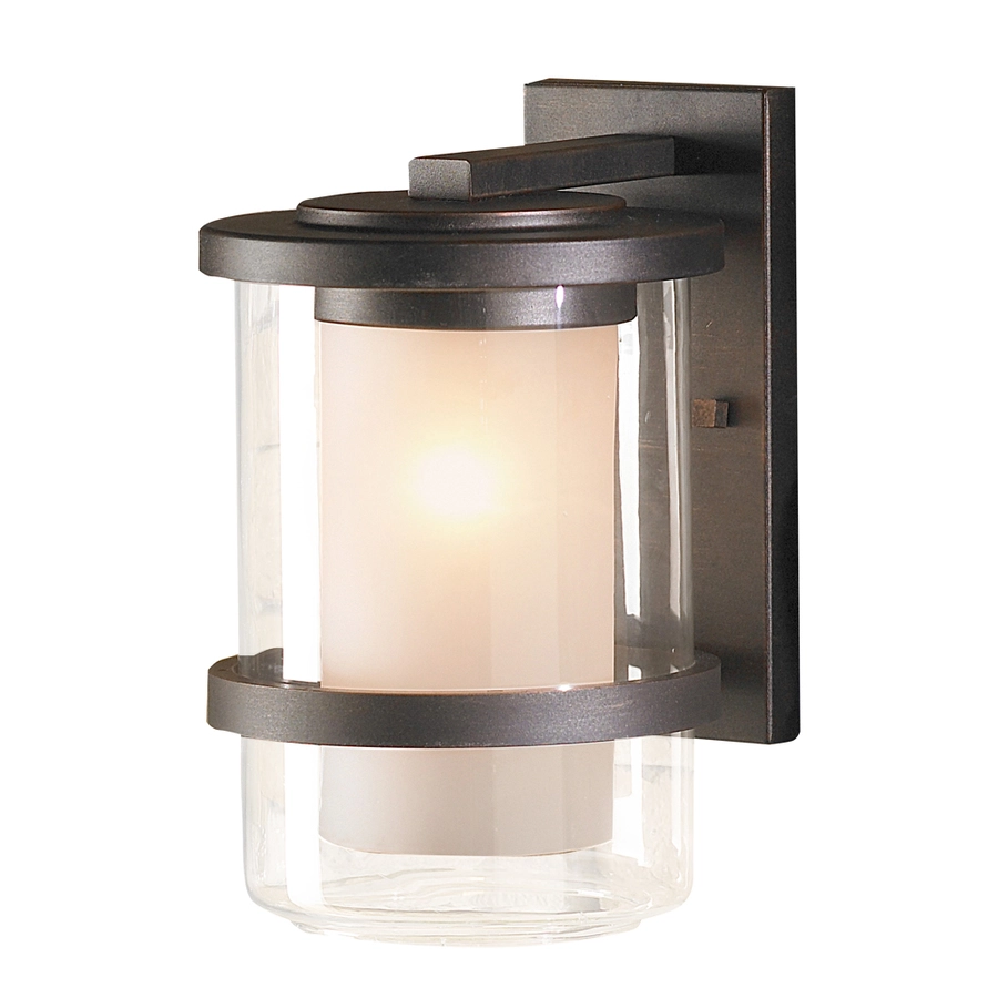 ALLEN + ROTH Outdoor Wall Light - 11.75"- 120V - Oiled Bronze 1 ALLEN + ROTH Outdoor Wall Light - 11.75"- 120V - Oiled Bronze