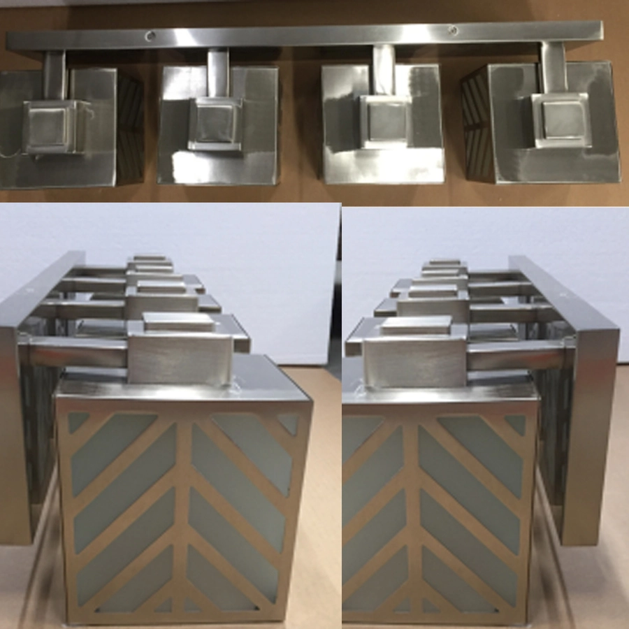 Allen + Roth 27.5-in 4-Light Brushed Nickel Vanity Light 3 Allen + Roth 27.5-in 4-Light Brushed Nickel Vanity Light - Image 3