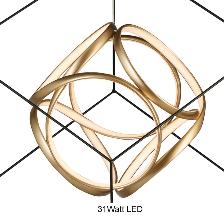 Allen + Roth 1-Light Matte Black And Brass Pendant Light 2 Allen + Roth 1-Light Matte Black And Brass Pendant Light - Image 2