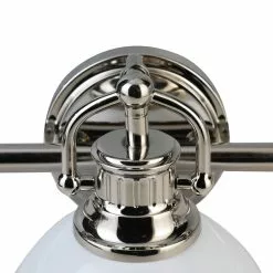 Allen + Roth 24.5-in 3-Light Polished Nickel Vanity Wall Sconce 17 Allen + Roth 24.5-in 3-Light Polished Nickel Vanity Wall Sconce -Allen + Roth Shop 2417815 16590820