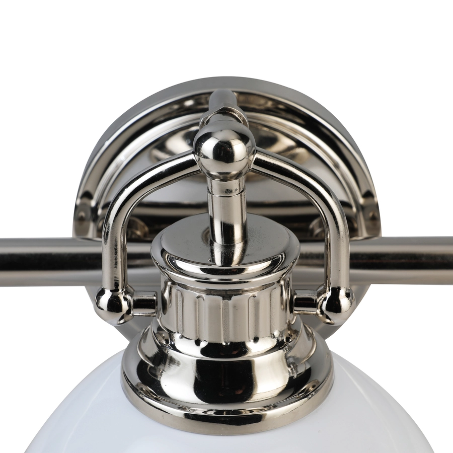 Allen + Roth 24.5-in 3-Light Polished Nickel Vanity Wall Sconce 9 Allen + Roth 24.5-in 3-Light Polished Nickel Vanity Wall Sconce - Image 9