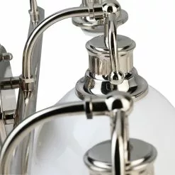 Allen + Roth 24.5-in 3-Light Polished Nickel Vanity Wall Sconce 16 Allen + Roth 24.5-in 3-Light Polished Nickel Vanity Wall Sconce -Allen + Roth Shop 2417815 16590821