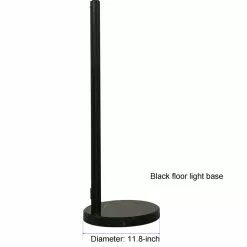 Allen + Roth 39in W Floor Lamp With Black Fabric Shade -Allen + Roth Shop 2417817 44062614