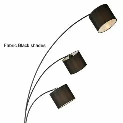 Allen + Roth 39in W Floor Lamp With Black Fabric Shade -Allen + Roth Shop 2417817 44062615