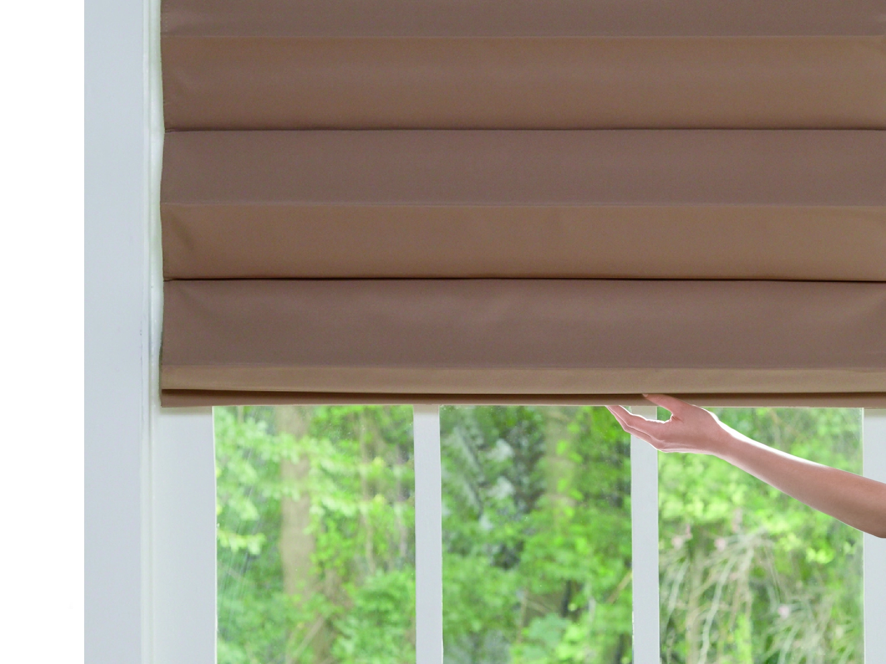 "allen + Roth Blackout Roman Shade - 59"" X 72"" - Desert Tan" 1 "allen + Roth Blackout Roman Shade - 59"" X 72"" - Desert Tan"