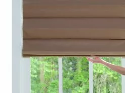 "allen + Roth Blackout Roman Shade - 29"" X 72"" - Desert Tan"