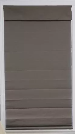 "allen + Roth Blackout Roman Shade - 68"" X 72"" - Steel Grey"
