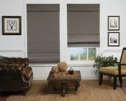 "allen + Roth Blackout Roman Shade - 60"" X 72"" - Steel Grey" -Allen + Roth Shop 330625847 AlternateImage2