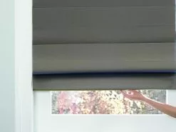 "allen + Roth Blackout Roman Shade - 37"" X 72"" - Steel Grey"