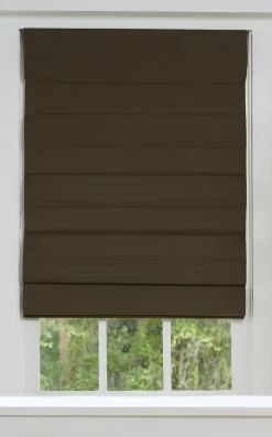 "allen + Roth Blackout Roman Shade - 32"" X 72"" - Cocoa"