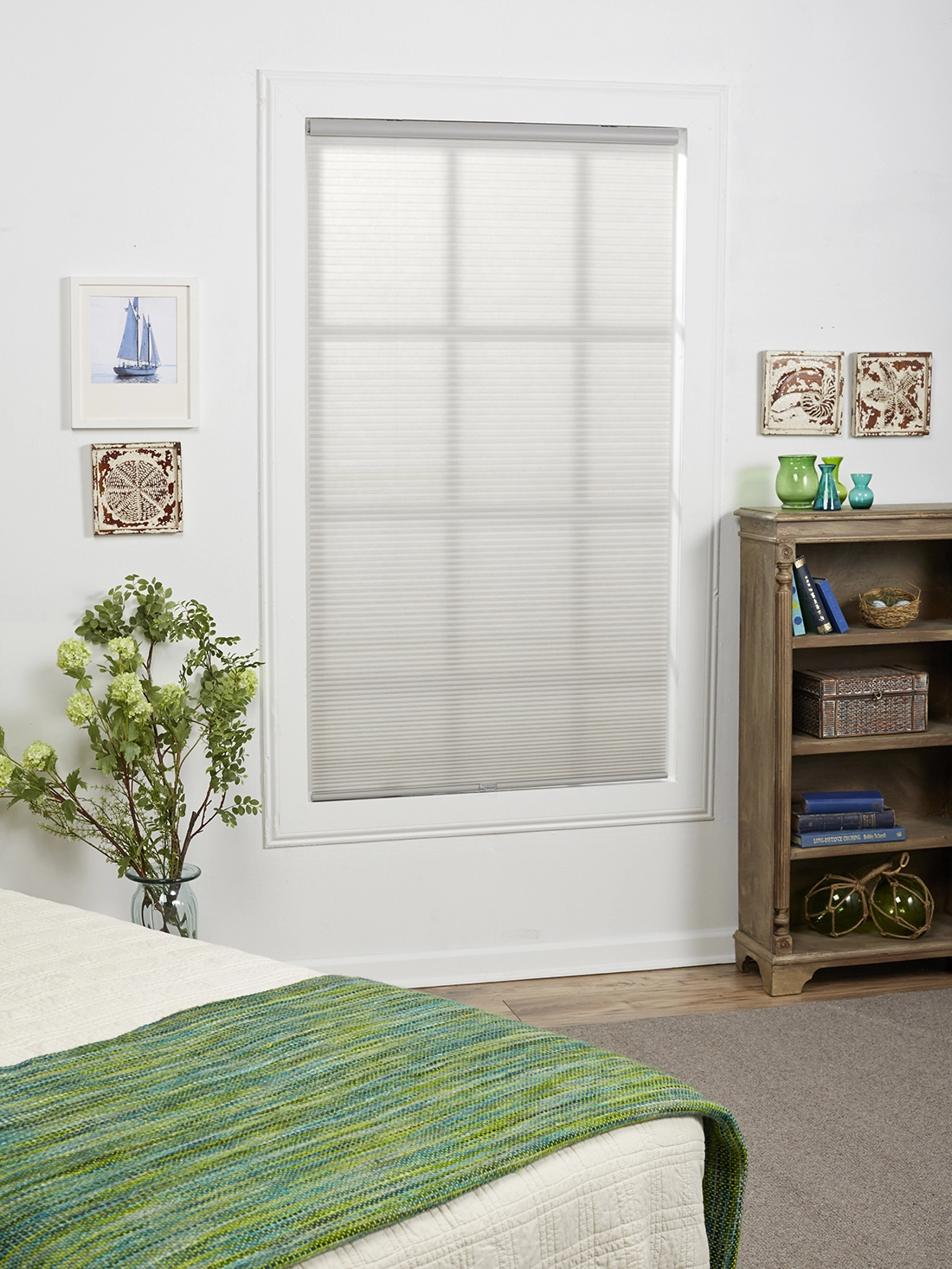 "allen + Roth Light Filtering Shade - 49"" X 64"" - Polyester - Gray" 2 "allen + Roth Light Filtering Shade - 49"" X 64"" - Polyester - Gray" - Image 2