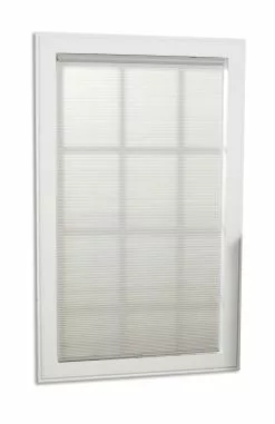 "allen + Roth Light Filtering Shade - 38.5"" X 48"" - Polyester - Gray"