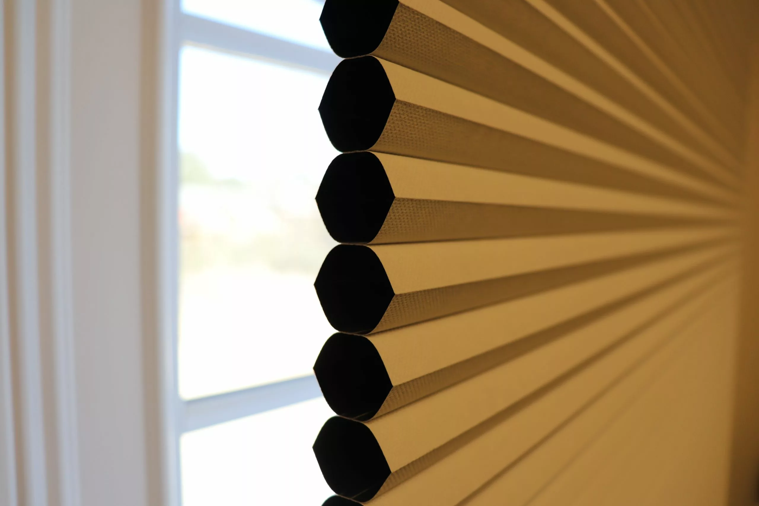 "allen + Roth Blackout Cellular Shade- 42.5"" X 48""- Polyester- Linen-White" 2 "allen + Roth Blackout Cellular Shade- 42.5"" X 48""- Polyester- Linen-White" - Image 2