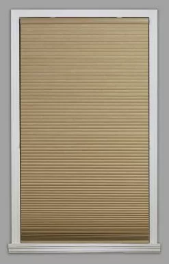 "allen + Roth Blackout Cellular Shade- 42.5"" X 64""- Polyester- Khaki/White" 5 "allen + Roth Blackout Cellular Shade- 42.5"" X 64""- Polyester- Khaki/White" -Allen + Roth Shop 330630478 MainImage 001
