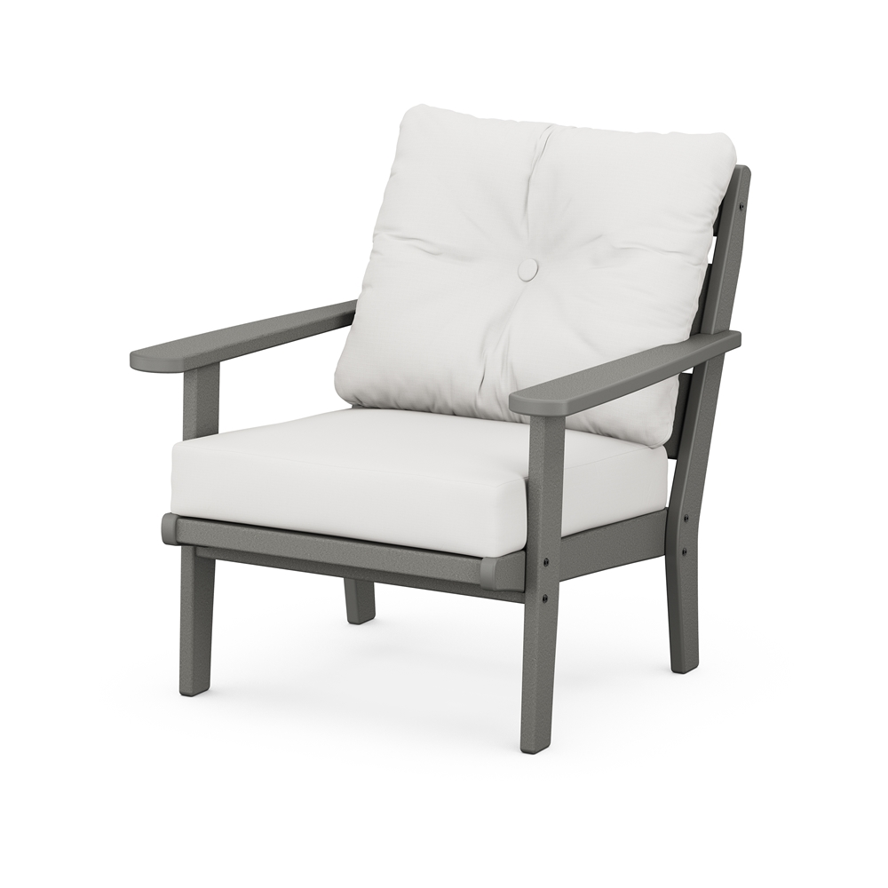 Allen + Roth Oakport Slate-Grey Plastic Deep-Seating Chair With Natural-Linen Cushions 1 Allen + Roth Oakport Slate-Grey Plastic Deep-Seating Chair With Natural-Linen Cushions