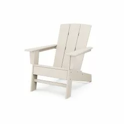 Allen + Roth Oakport Sand Plastic Adirondack Chair