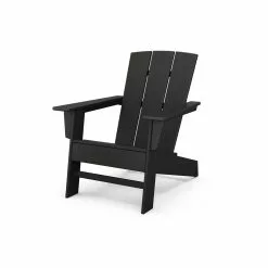 Allen + Roth Oakport Black Plastic Adirondack Chair 9 Allen + Roth Oakport Black Plastic Adirondack Chair -Allen + Roth Shop 330950247 MainImage 001