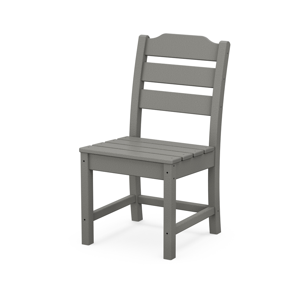 Allen + Roth Oakport Slate-Grey Plastic Dining Chair 1 Allen + Roth Oakport Slate-Grey Plastic Dining Chair