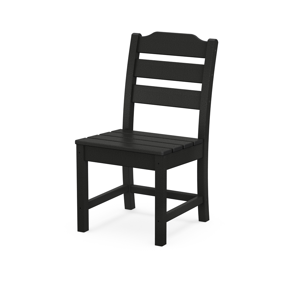 Allen + Roth Oakport Black Plastic Dining Chair 1 Allen + Roth Oakport Black Plastic Dining Chair