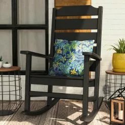 Allen + Roth Oakport Black Plastic Rocking Chair 11 Allen + Roth Oakport Black Plastic Rocking Chair -Allen + Roth Shop 330950420 AlternateImage5