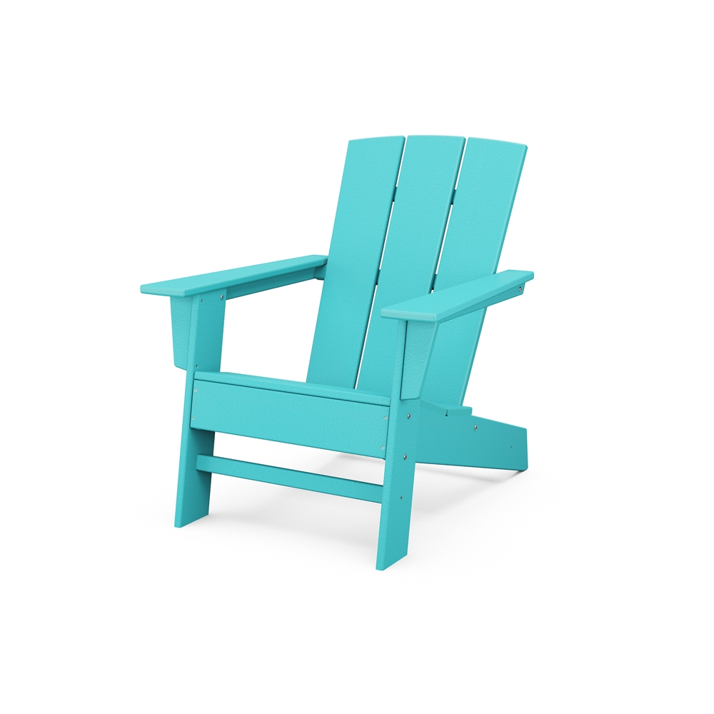Allen + Roth Oakport Aruba Plastic Adirondack Chair 1 Allen + Roth Oakport Aruba Plastic Adirondack Chair