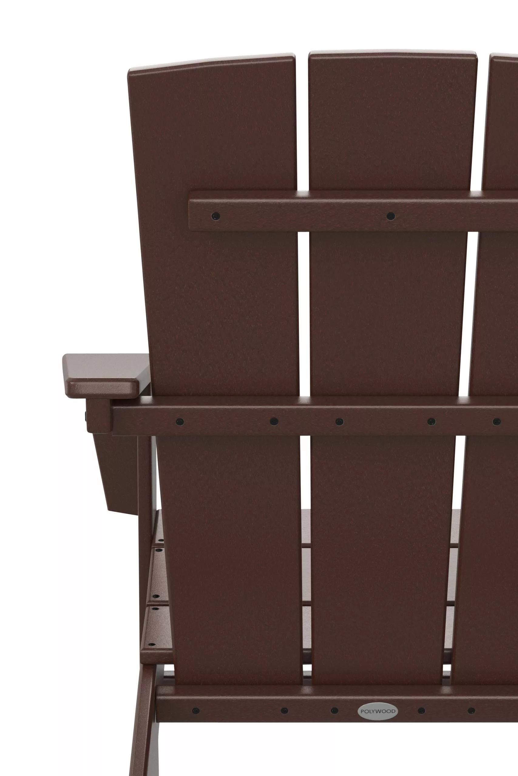 Allen + Roth Oakport Mahogany Plastic Adirondack Chair 8 Allen + Roth Oakport Mahogany Plastic Adirondack Chair - Image 8