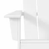 Allen + Roth Oakport White Plastic Adirondack Chair