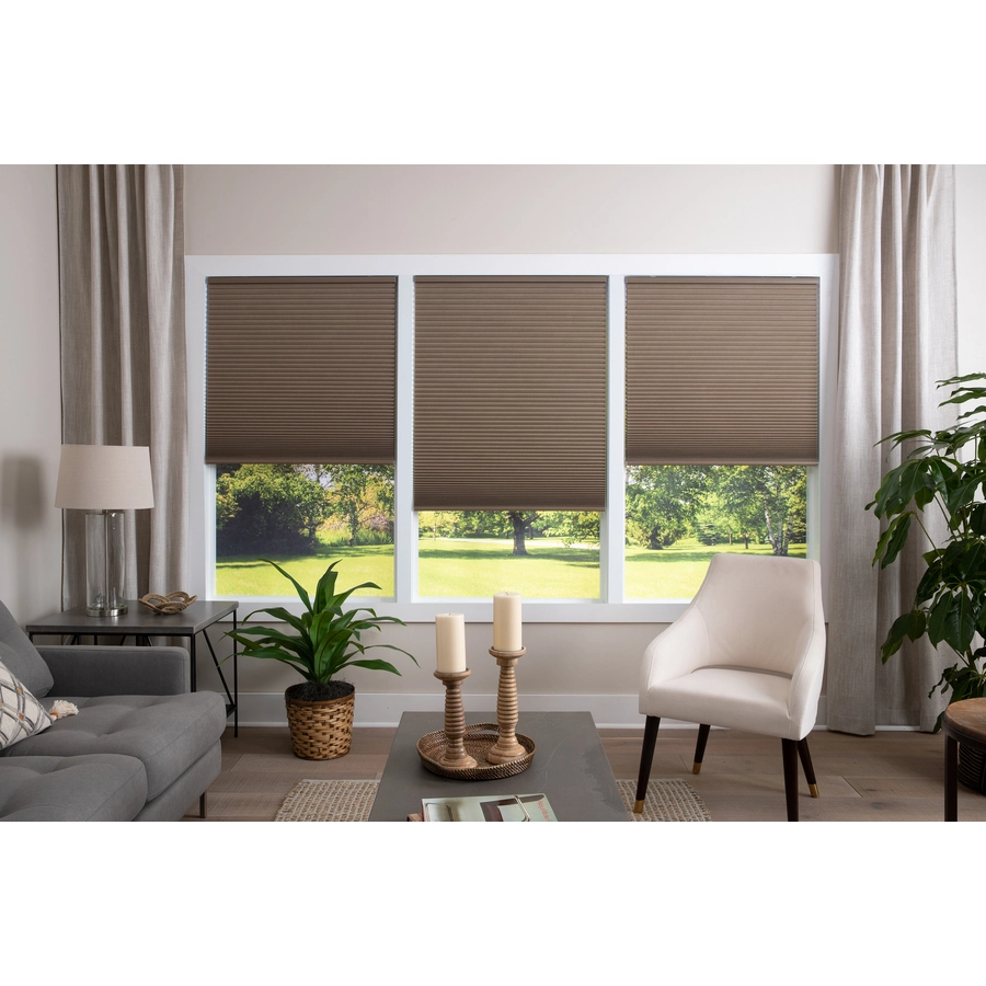 Allen + Roth AR 1.5-in Linen Blackout Recycle Cellular Shade 34x64 2 Allen + Roth AR 1.5-in Linen Blackout Recycle Cellular Shade 34x64 - Image 2