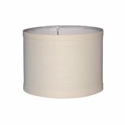 Allen + Roth 6-in H X 8-in W Natural Linen Fabric Mini Pendant Shade