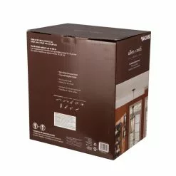 Allen + Roth Harpwell 9.06-in Oil-Rubbed Bronze Mediterranean Single Tinted Glass Pendant Light -Allen + Roth Shop 443468 05399470