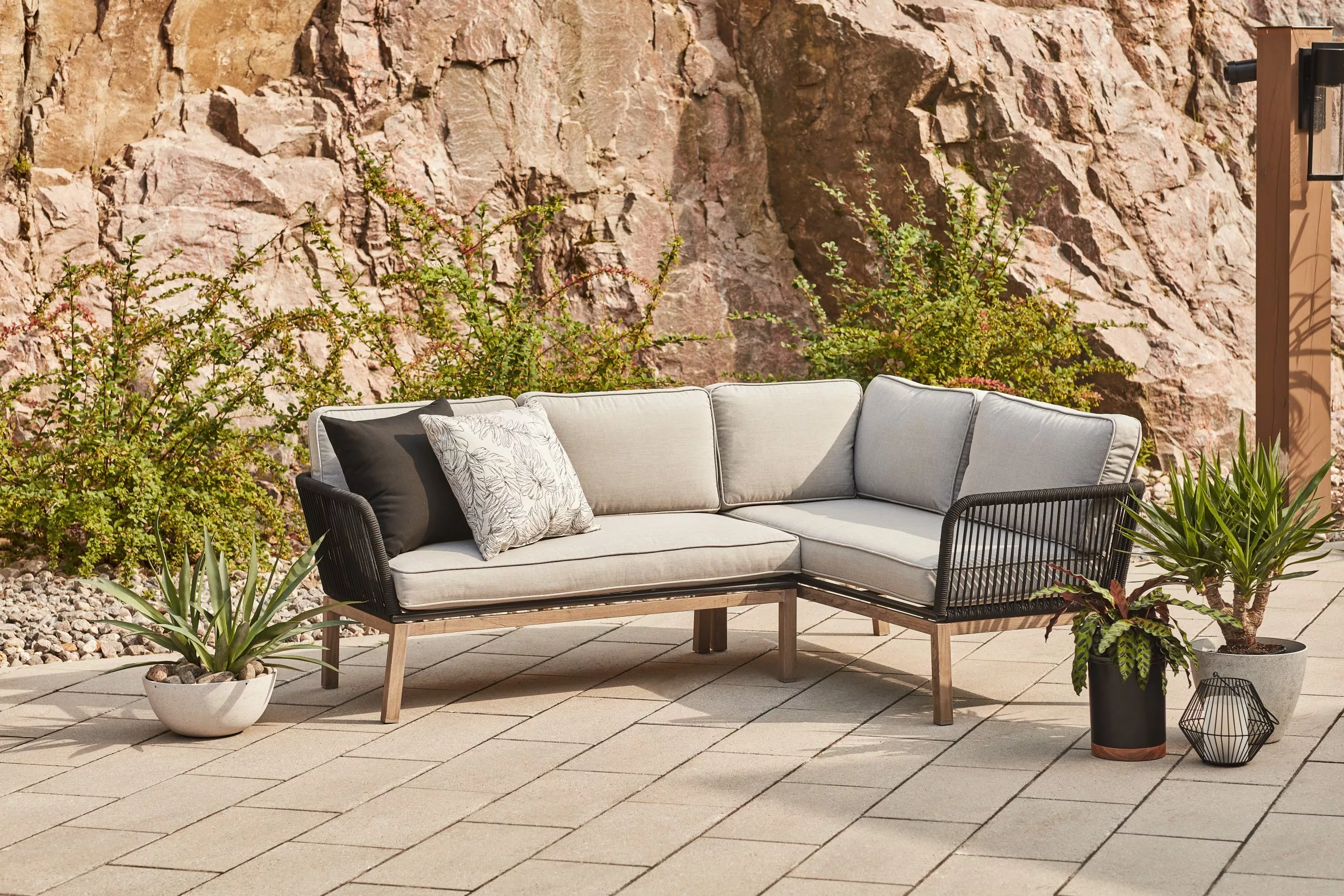 Allen + Roth Metal Glass Lantern Small 3 Allen + Roth Metal Glass Lantern Small - Image 3