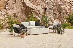 Allen + Roth Metal Glass Lantern Small