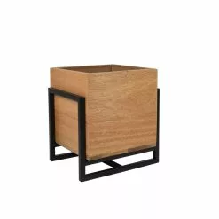 Allen + Roth Metal With Wood Plants Stand Small