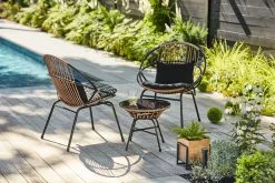 Allen + Roth Metal With Wood Plants Stand Small -Allen + Roth Shop 4664672 AlternateImage2